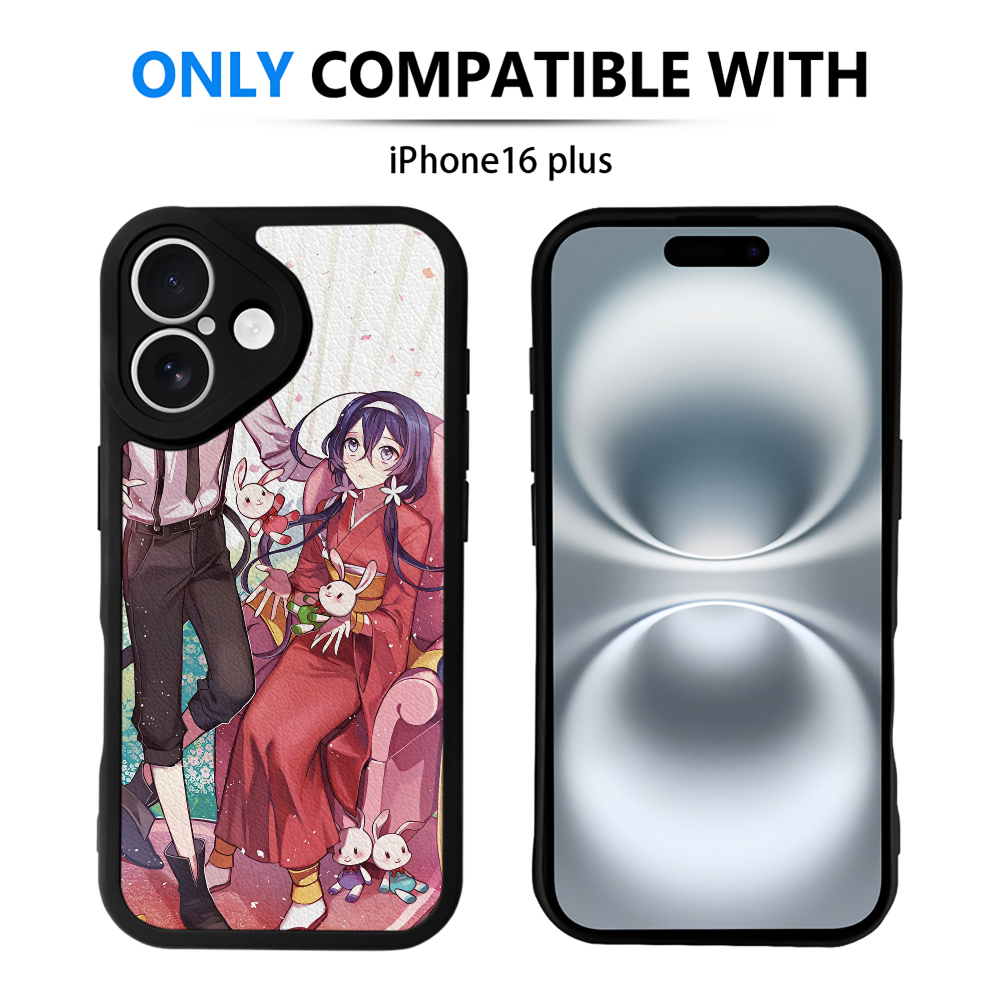 （画像用） 文豪ストレイドッグス Bungo Stray Dogs 【iPhone 16シリーズ対応】シリコンスマホケース（レザー調） 材質：シリコン